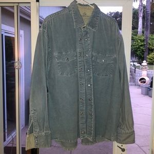 Quicksilver Corduroy Button Down Shirt XL. Make an offer!